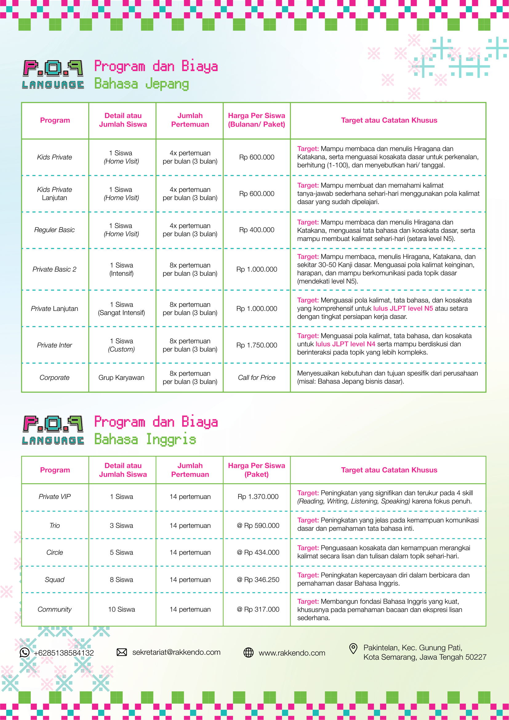 harga pop languange 2025-1